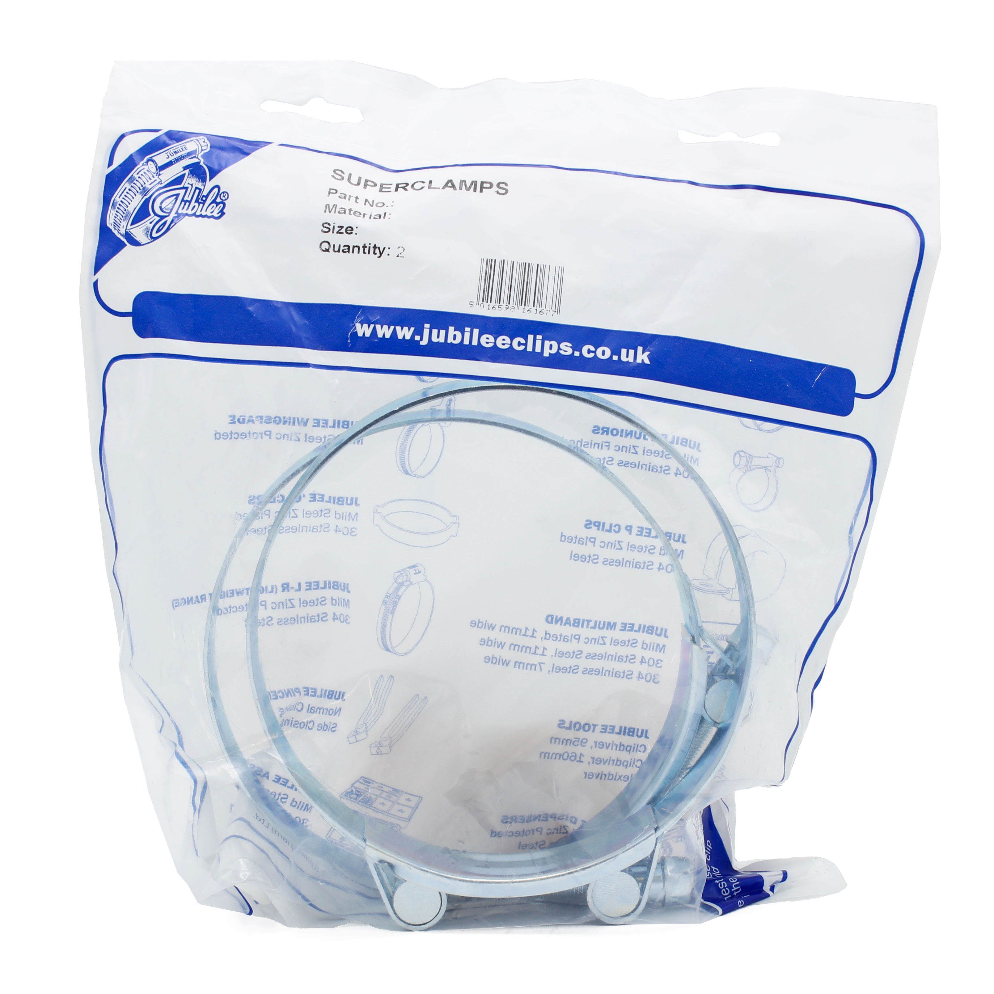 PYI CJ-516-25 Clamp Jackets 5/16 Blue 25pk- LMC Shop