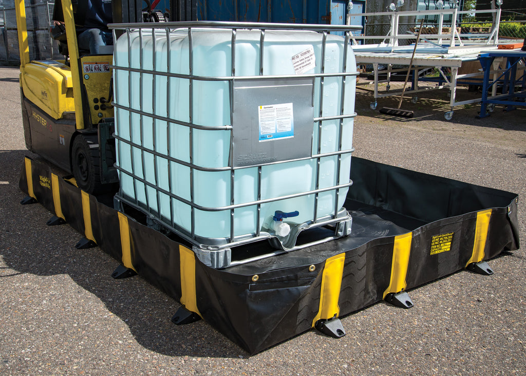 Justrite Rigid Lock QuickBerm 890 Litre Portable Spill Containment Berm (1200x2400x305mm)
