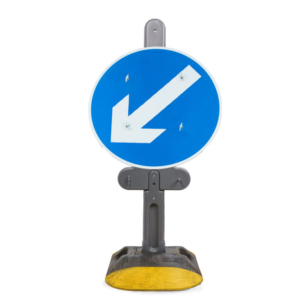 Keep Left / Keep Right Reversible Quick Fit Sign Dia. 610 | 750mm