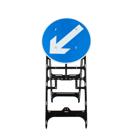 Keep Left / Keep Right Reversible Quick Fit Sign Dia. 610 | 750mm