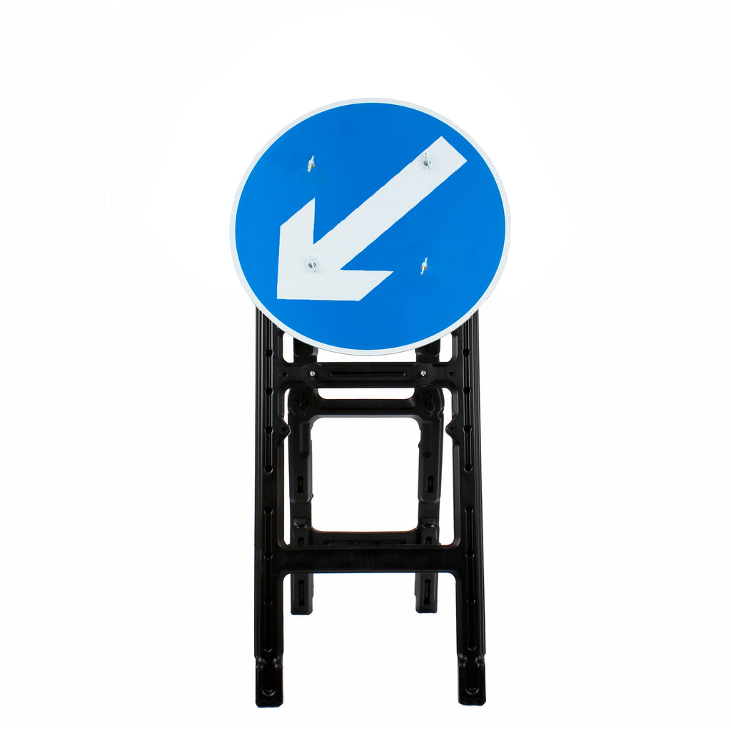 Keep Left / Keep Right Reversible Quick Fit Sign Dia. 610 | 750mm