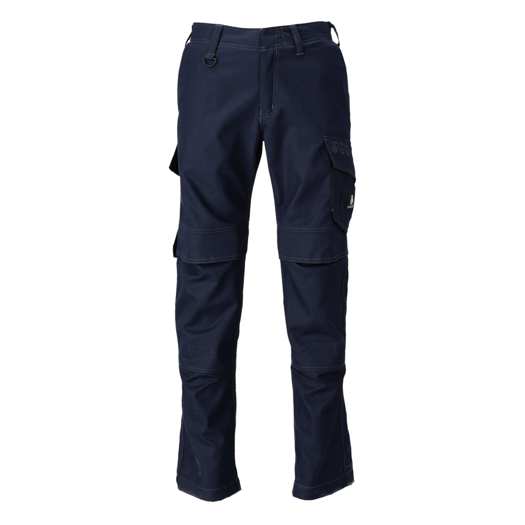 Mascot 13679 216 010 Trousers With Kneepad Pockets Dark Navy Front