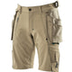 Mascot Advanced 17149-311 Ultimate Stretch Work Shorts With Holster Pockets Light Khaki