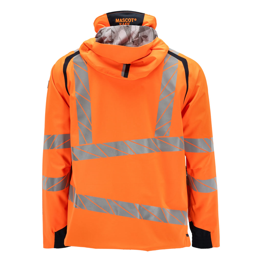 Mascot 19001 449 14010 Hi Vis Orange Dark Navy Back