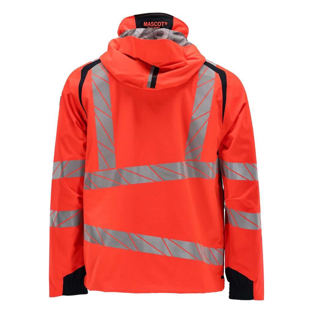Mascot 19001 449 22210 Hi Vis Red Dark Navy Back