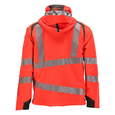 Mascot 19001 449 22218 Hi Vis Red Dark Anthracite Back