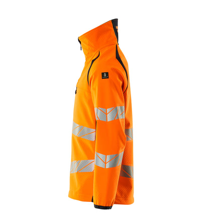 Mascot 19002 143 14010 Hi Vis Orange Dark Navy Left