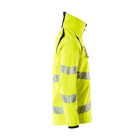 Mascot 19002 143 1709 Softshell Jacket Hi Vis Yellow Black Right