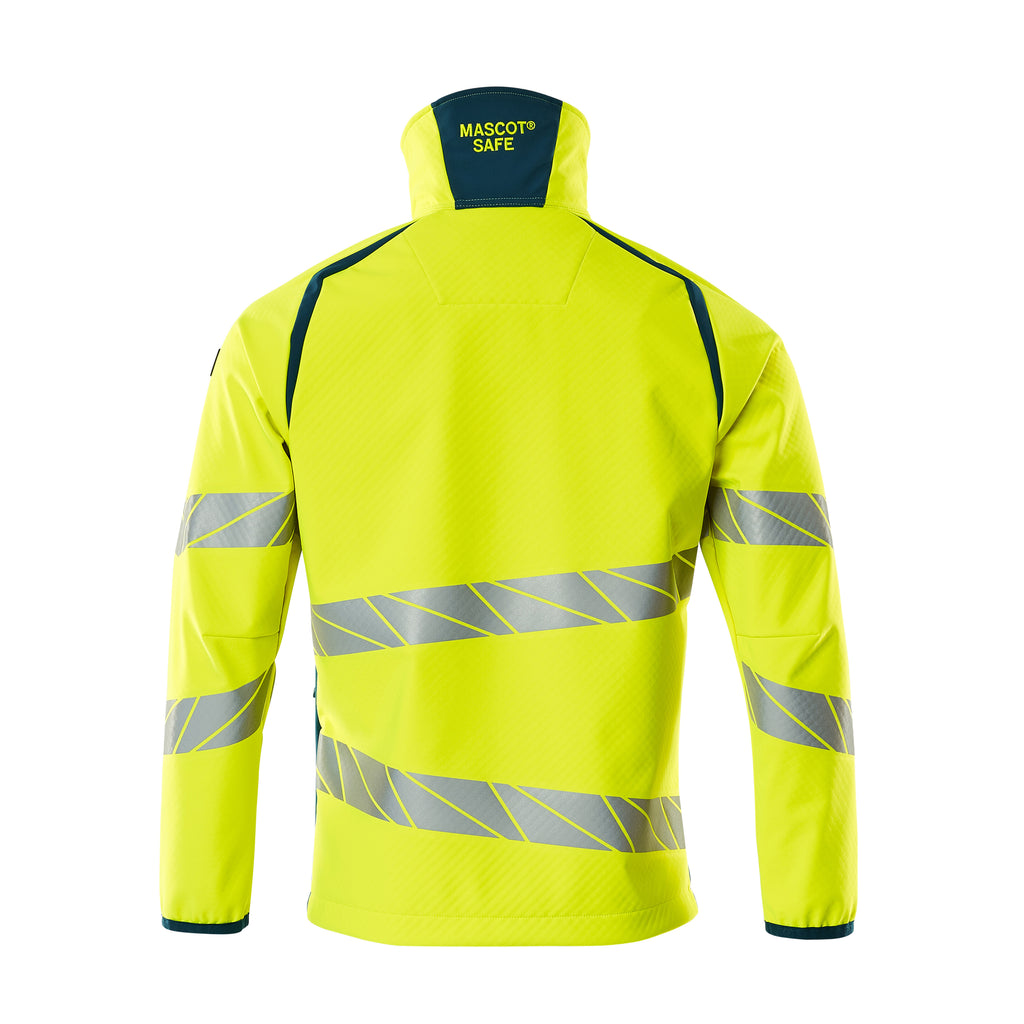 Mascot 19002 143 1744 Hi Vis Yellow Dark Petroleum Back