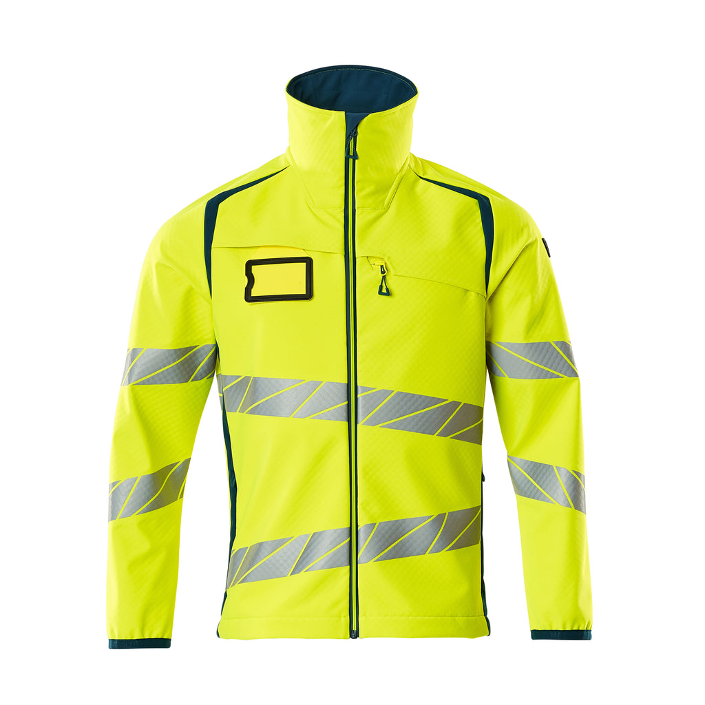 Mascot 19002 143 1744 Hi Vis Yellow Dark Petroleum Front