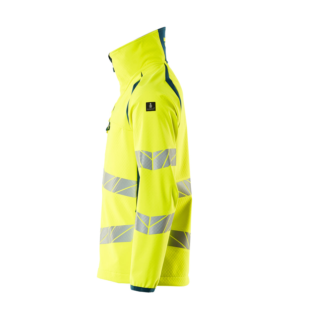 Mascot 19002 143 1744 Hi Vis Yellow Dark Petroleum Left