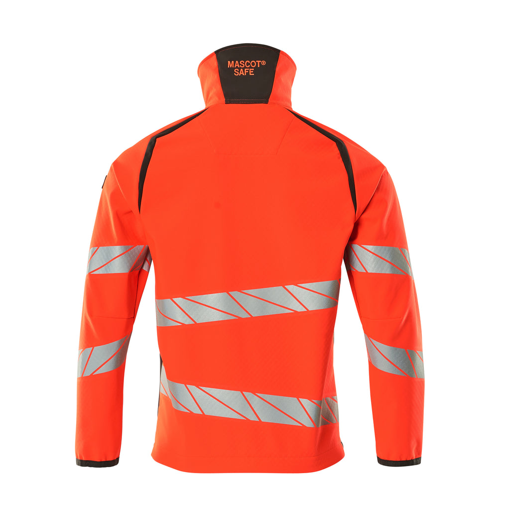 Mascot Accelerate Safe 19002-143-22218 Softshell Jacket - Hi-Vis Red/Dark Anthracite