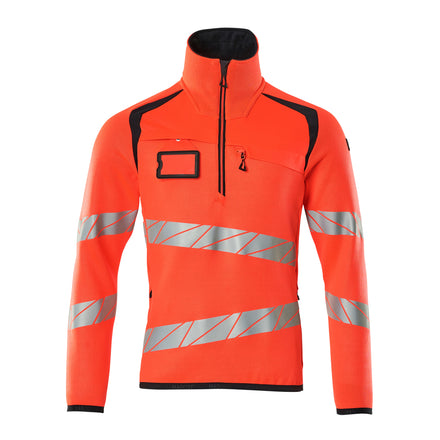 Mascot 19005 351 22210 Hi Vis Red Dark Navy Front