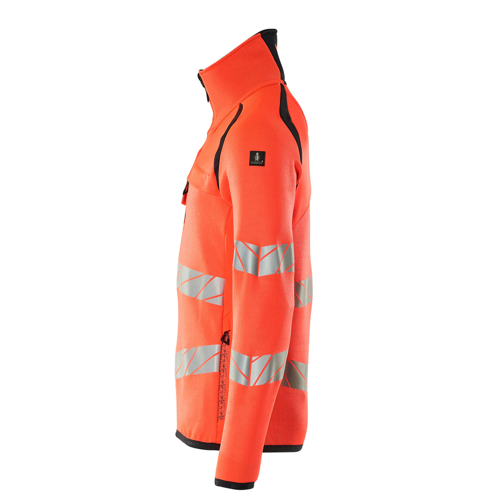Mascot 19005 351 22210 Hi Vis Red Dark Navy Left