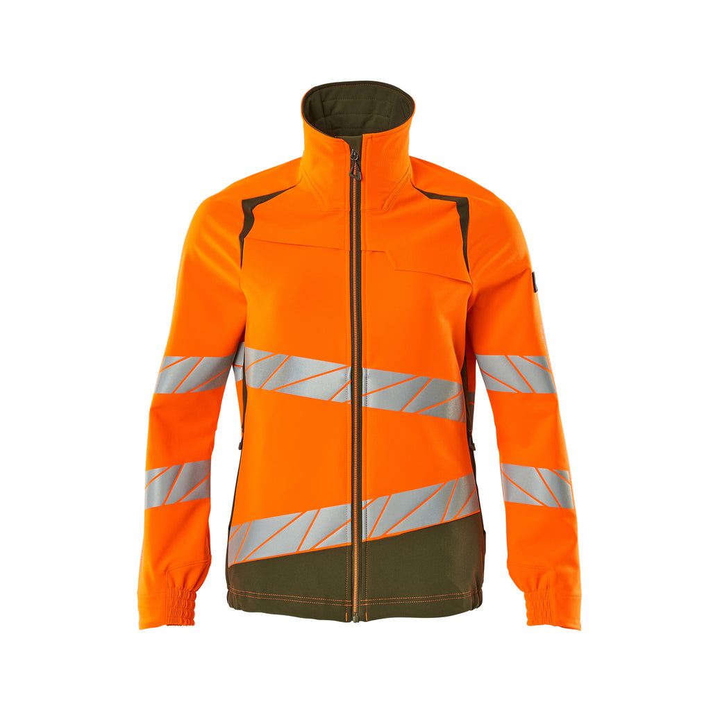 Mascot 19008 511 1433 Hi Vis Orange Moss Green Front