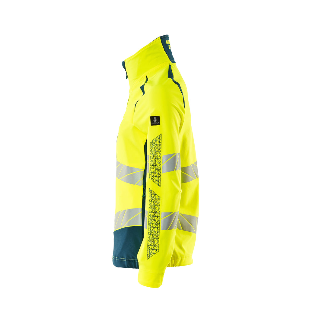 Mascot 19008 511 1744 Hi Vis Yellow Dark Petroleum Left