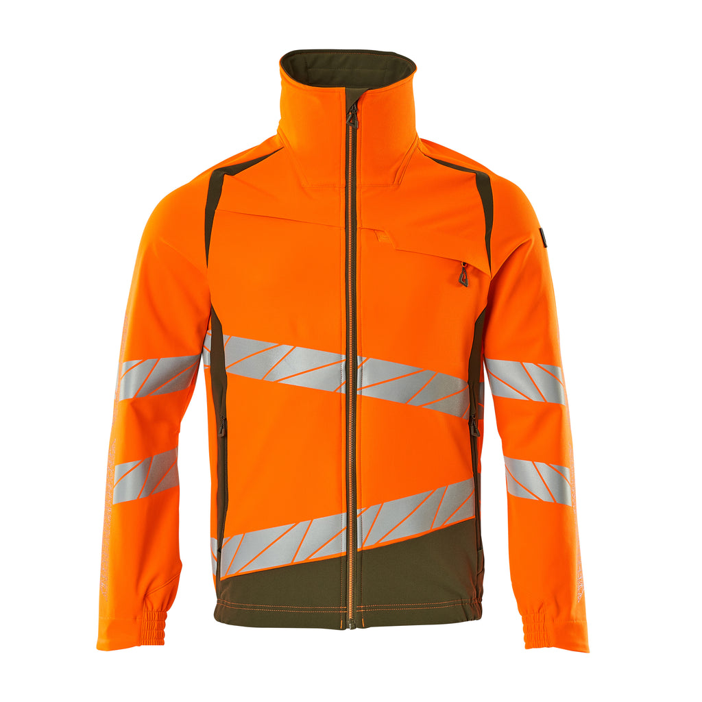 Mascot 19009 511 1433 Hi Vis Orange Moss Green Front