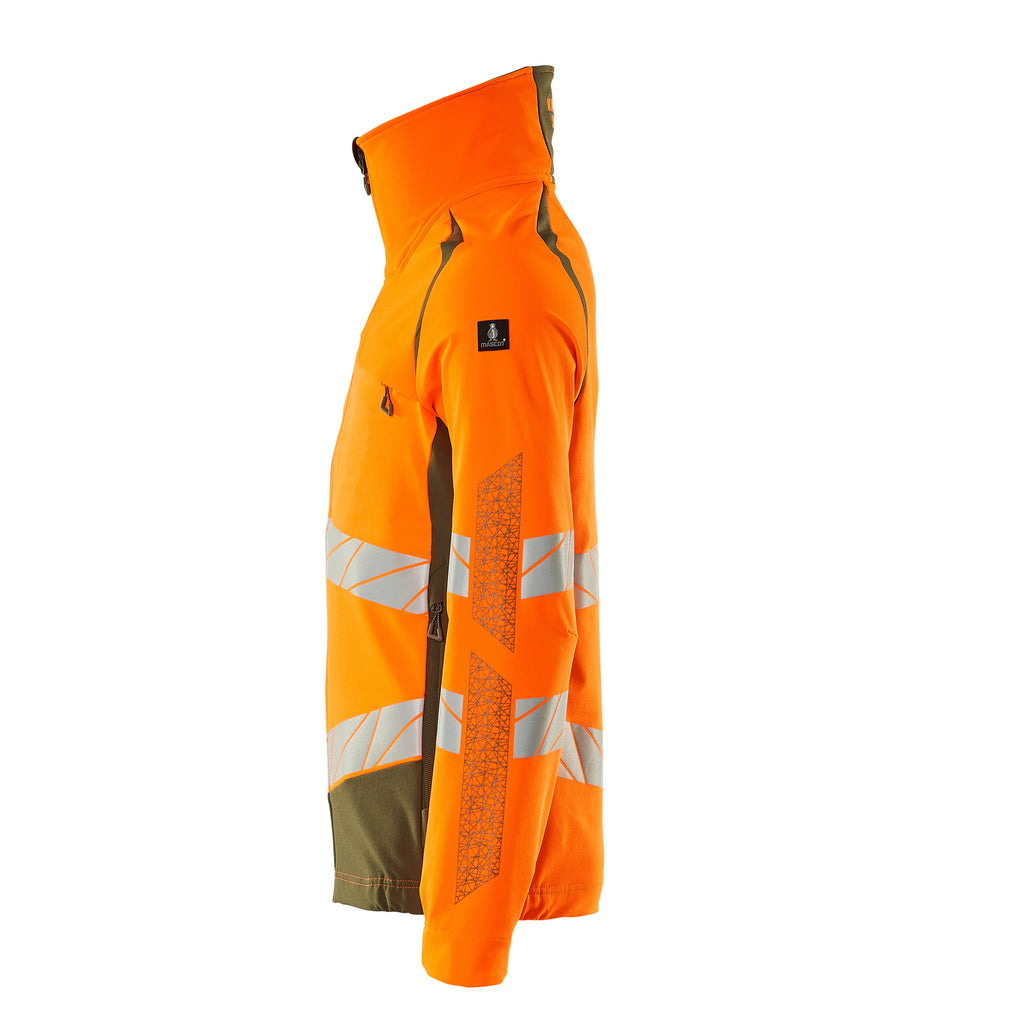 Mascot 19009 511 1433 Hi Vis Orange Moss Green Left