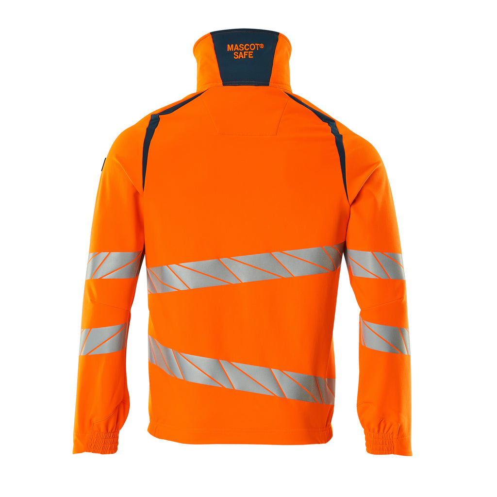 Mascot 19009 511 1444 Hi Vis Orange Dark Petroleum Back