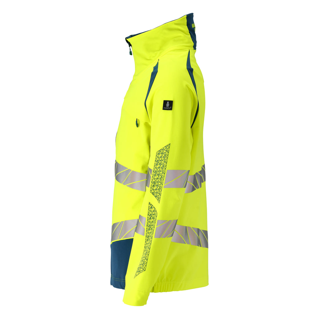 Mascot 19009 511 1744 Hi Vis Yellow Dark Petroleum Left