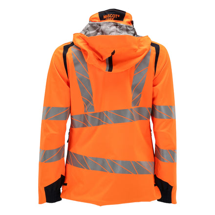 Mascot 19011 449 14010 Hi Vis Orange Dark Navy Back