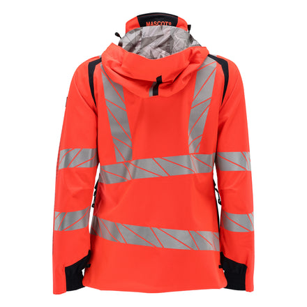 Mascot 19011 449 22210 Hi Vis Red Dark Navy Back