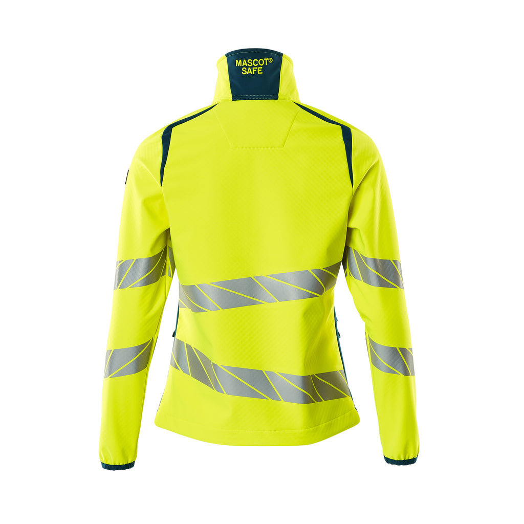 Mascot 19012 143 1744 Hi Vis Yellow Dark Petroleum Back