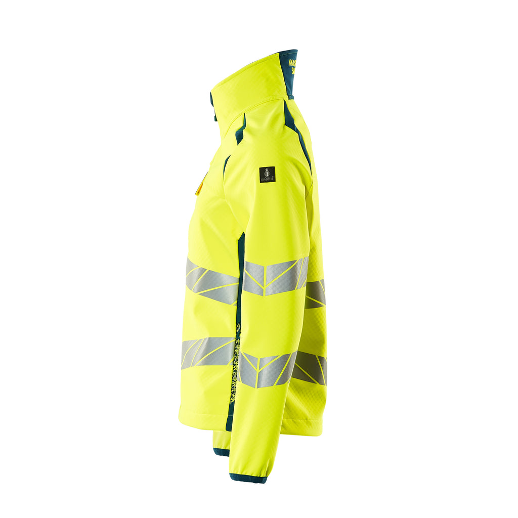 Mascot 19012 143 1744 Hi Vis Yellow Dark Petroleum Left