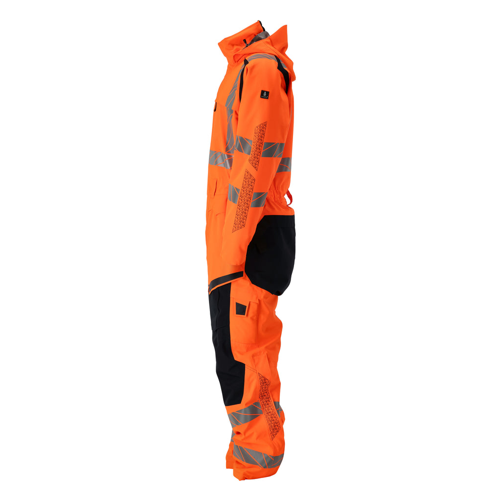 Mascot 19019 449 14010 Hi Vis Orange Dark Navy Left