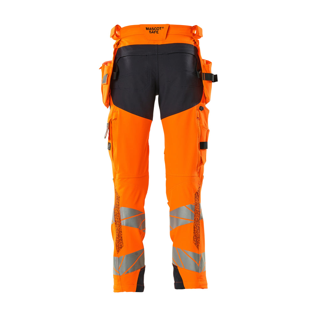 Mascot 19031 711 14010 Hi Vis Orange Dark Navy Back