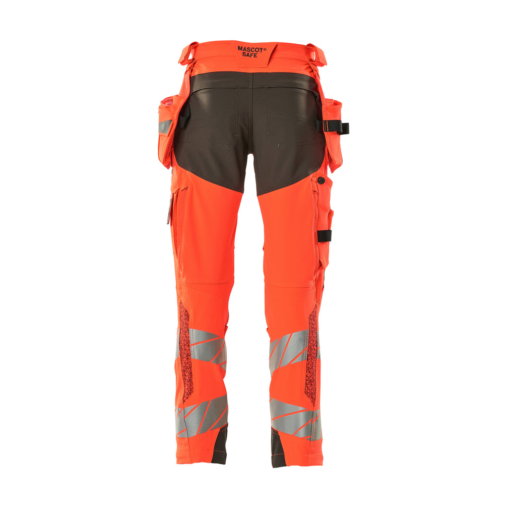 Mascot 19031 711 22218 Hi Vis Red Dark Anthracite Back