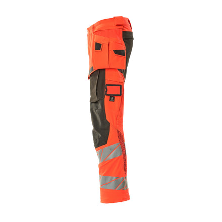Mascot 19031 711 22218 Hi Vis Red Dark Anthracite Left