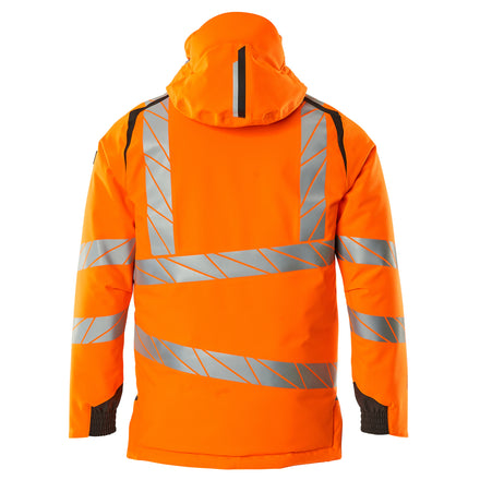 Mascot 19035 449 1418 Winter Jacket Hi Vis Orange Dark Anthracite Back