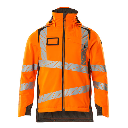 Mascot 19035 449 1418 Winter Jacket Hi Vis Orange Dark Anthracite Front