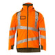 Mascot 19035 449 1433 Winter Jacket Hi Vis Orange Moss Green Front