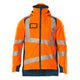Mascot 19035 449 1444 Winter Jacket Hi Vis Orange Dark Petroleum Front