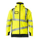 Mascot 19035 449 17010 Winter Jacket Hi Vis Yellow Dark Navy Front