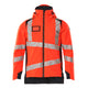 Mascot 19035 449 22210 Winter Jacket Hi Vis Red Dark Navy Front