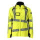 Mascot 19045 449 17010 Winter Jacket Hi Vis Yellow Dark Navy Front