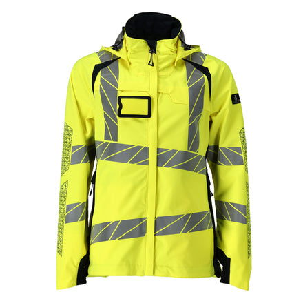 Mascot 19045 449 17010 Winter Jacket Hi Vis Yellow Dark Navy Front