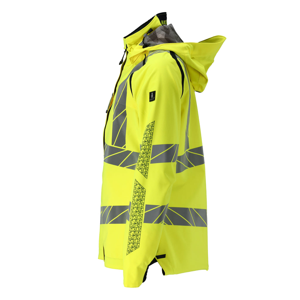 Mascot 19045 449 17010 Winter Jacket Hi Vis Yellow Dark Navy Left