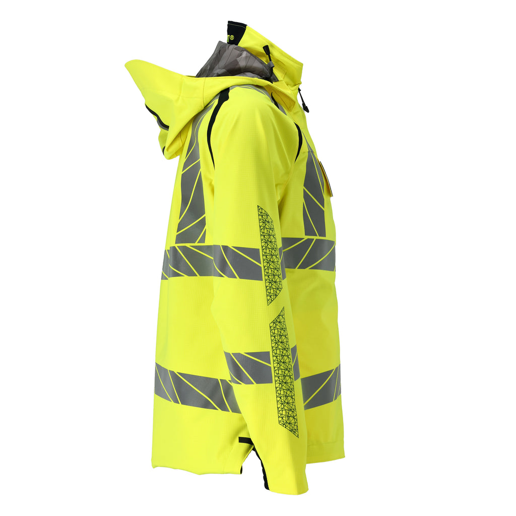 Mascot 19045 449 17010 Winter Jacket Hi Vis Yellow Dark Navy Right