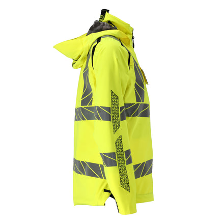 Mascot 19045 449 1709 Winter Jacket Hi Vis Yellow Black Right