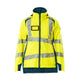 Mascot 19045 449 1744 Winter Jacket Hi Vis Yellow Dark Petroleum Front