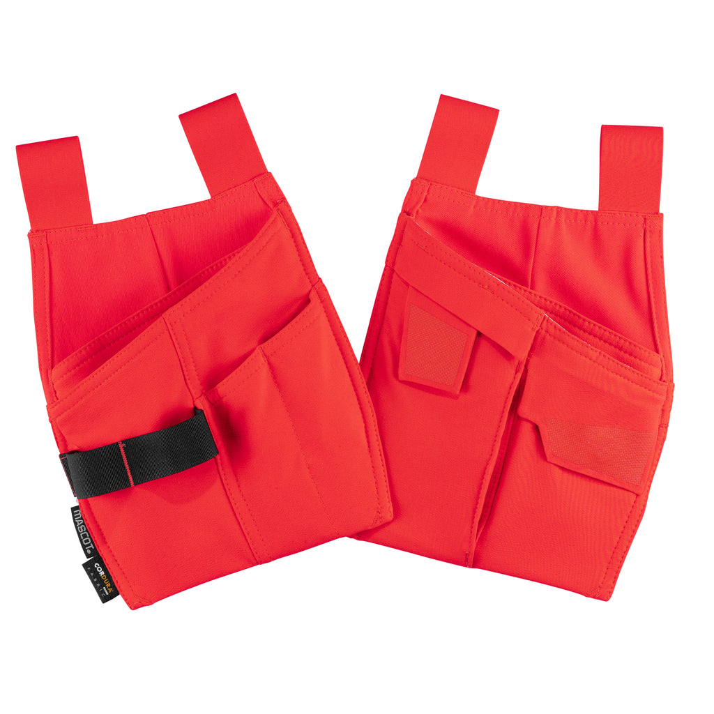 Mascot 19050 711 222 Holster Pockets Hi Vis Red Front