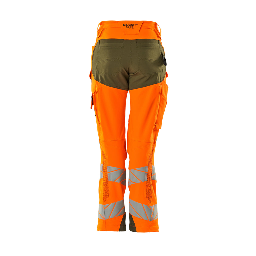 Mascot 19078 511 1433 Hi Vis Orange Moss Green Back