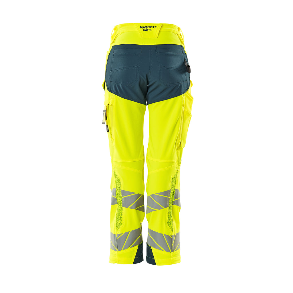 Mascot 19078 511 1744 Hi Vis Yellow Dark Petroleum Back