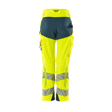 Mascot 19078 511 1744 Hi Vis Yellow Dark Petroleum Back