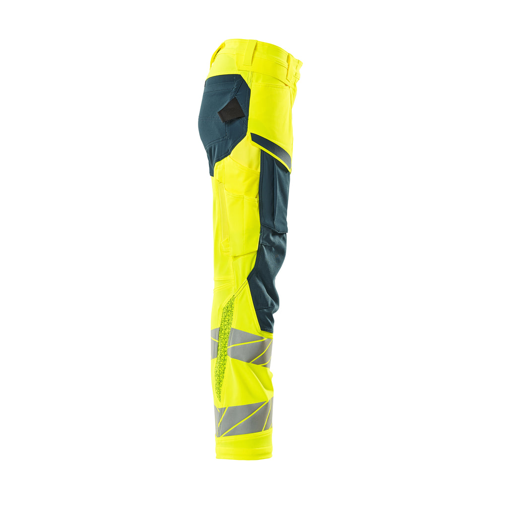 Mascot 19078 511 1744 Hi Vis Yellow Dark Petroleum Right