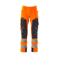 Mascot 19079 511 14010 Hi Vis Orange Dark Navy Front